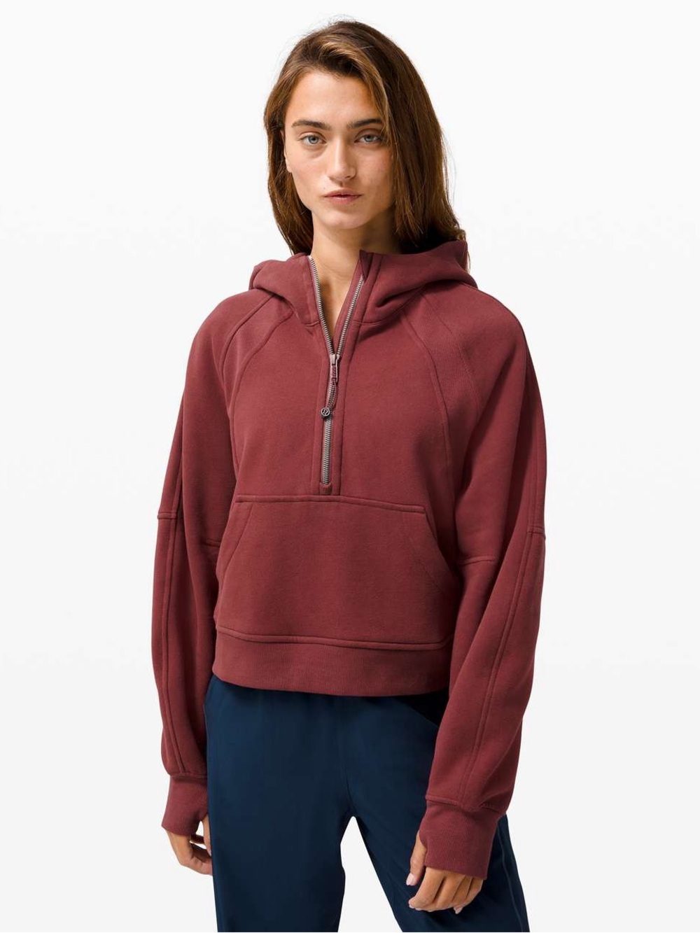69. Lululemon Scuba Oversized 1/2 Zip Hoodie
Savannah Red XS-S - Picture 1 of 11